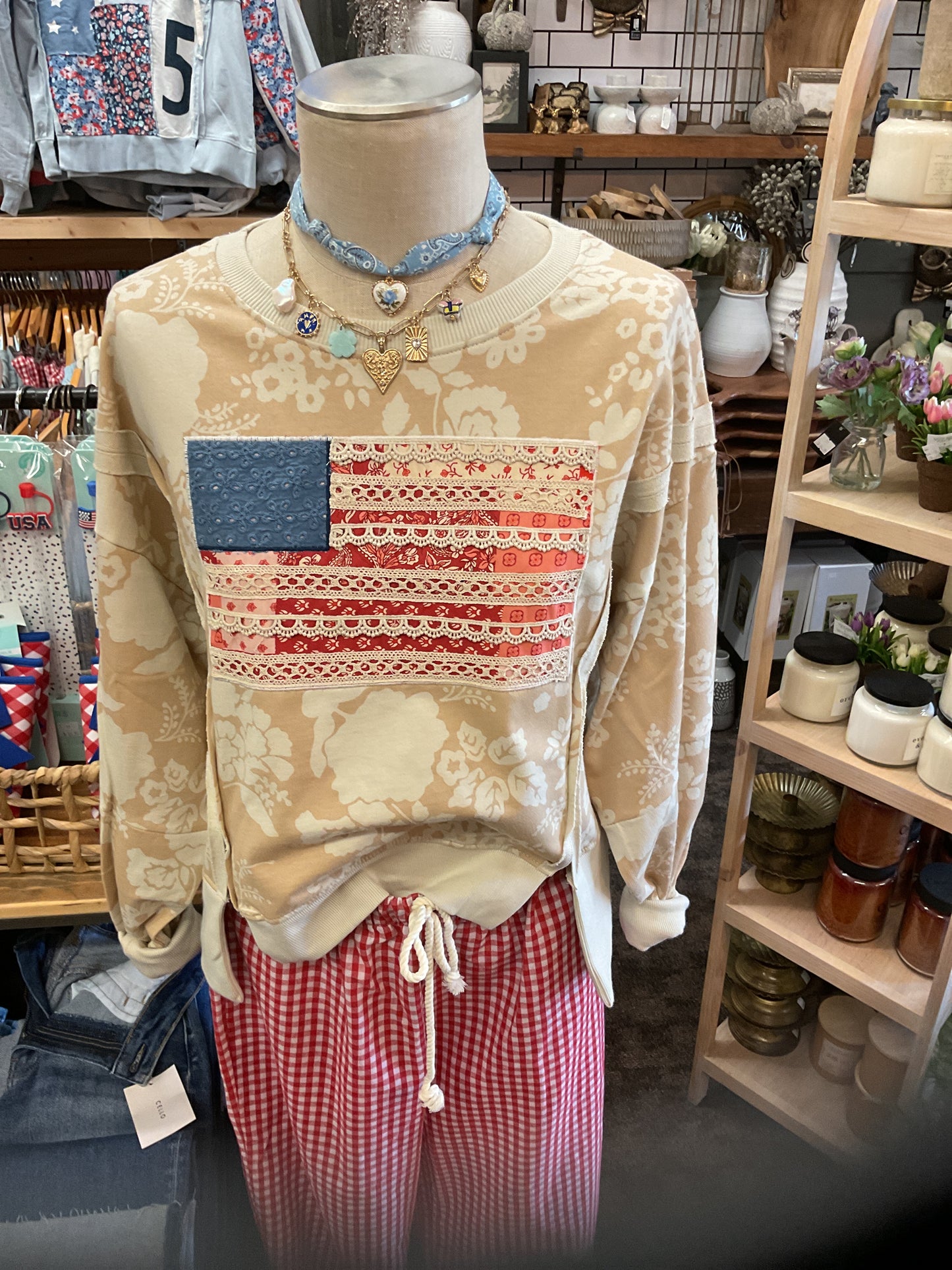Simply Southern Flag Crewneck