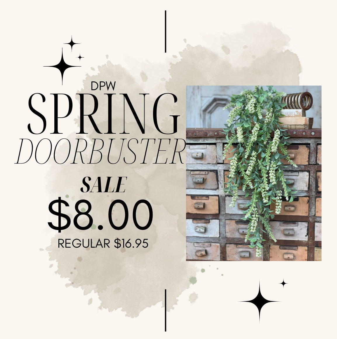 Doorbuster Spring- Long Stem