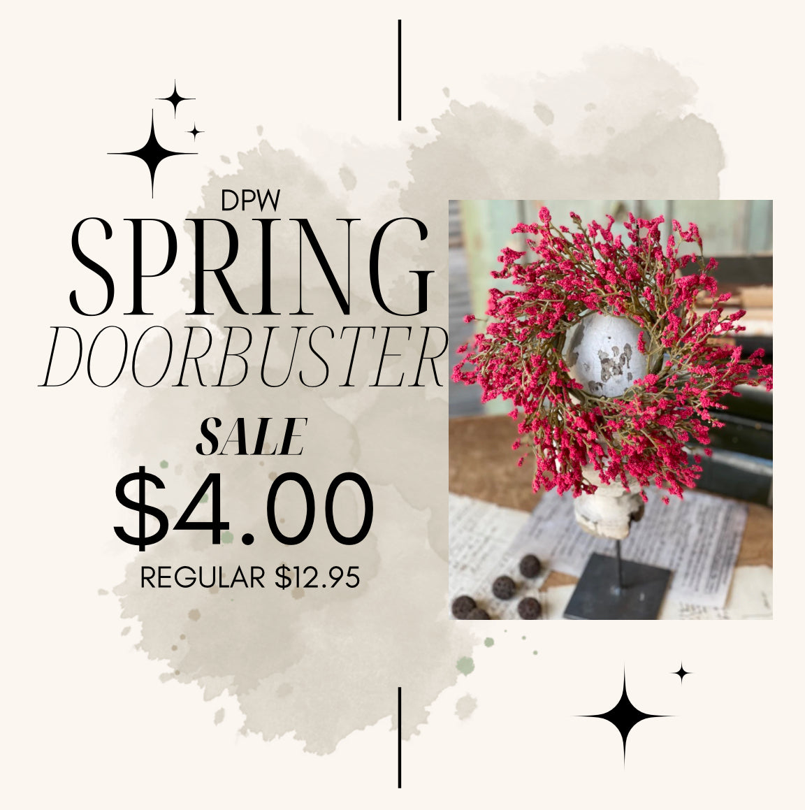 Doorbuster Spring Array Ring