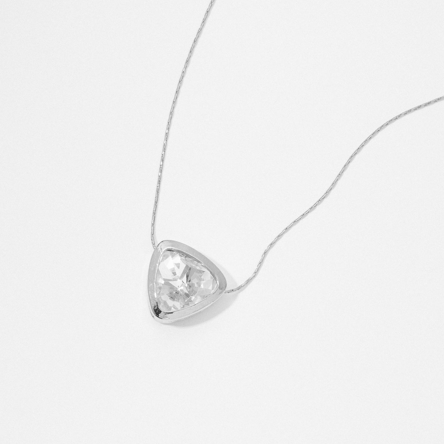 Silver Let The Light In Pendant Necklace