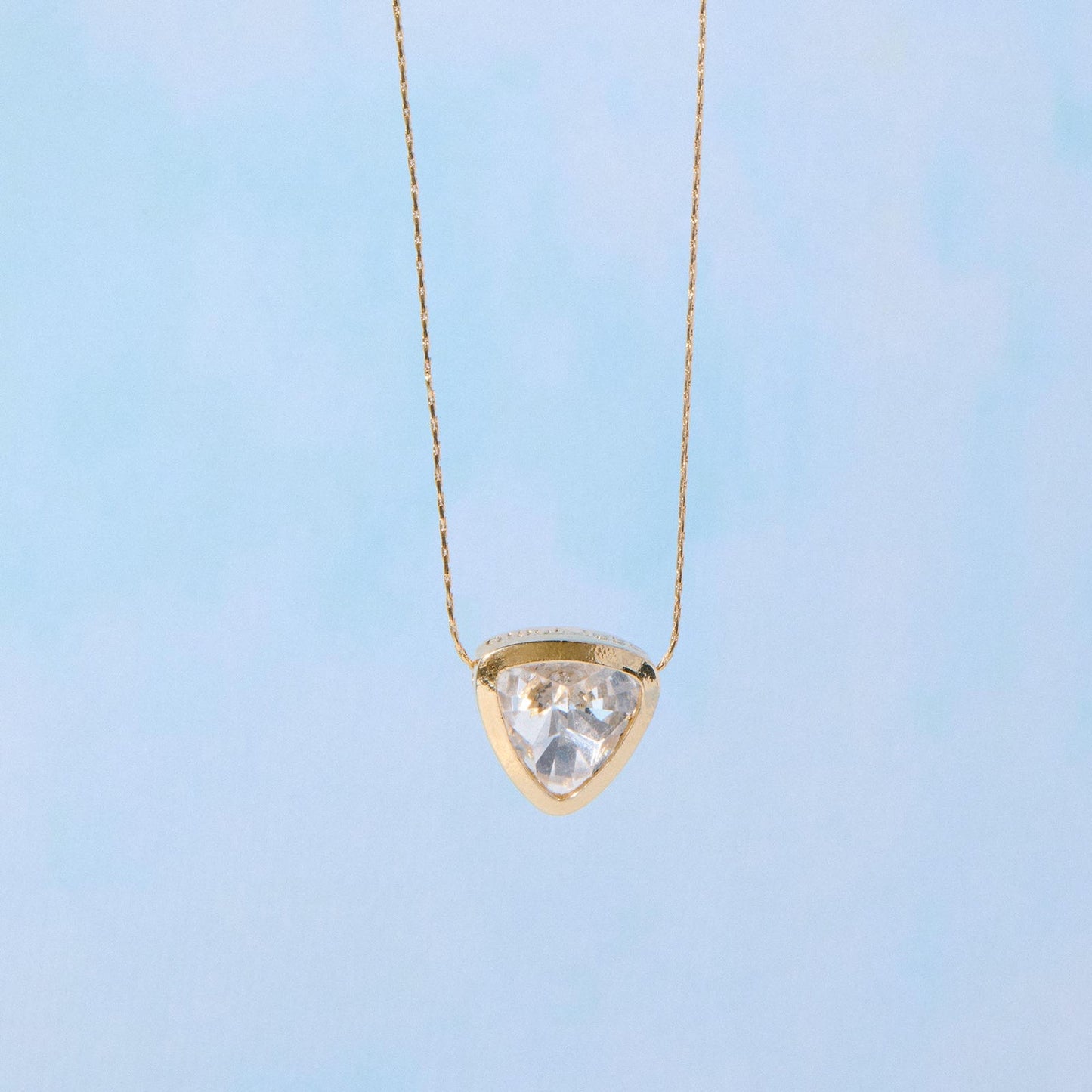 Gold Let The Light In Pendant Necklace