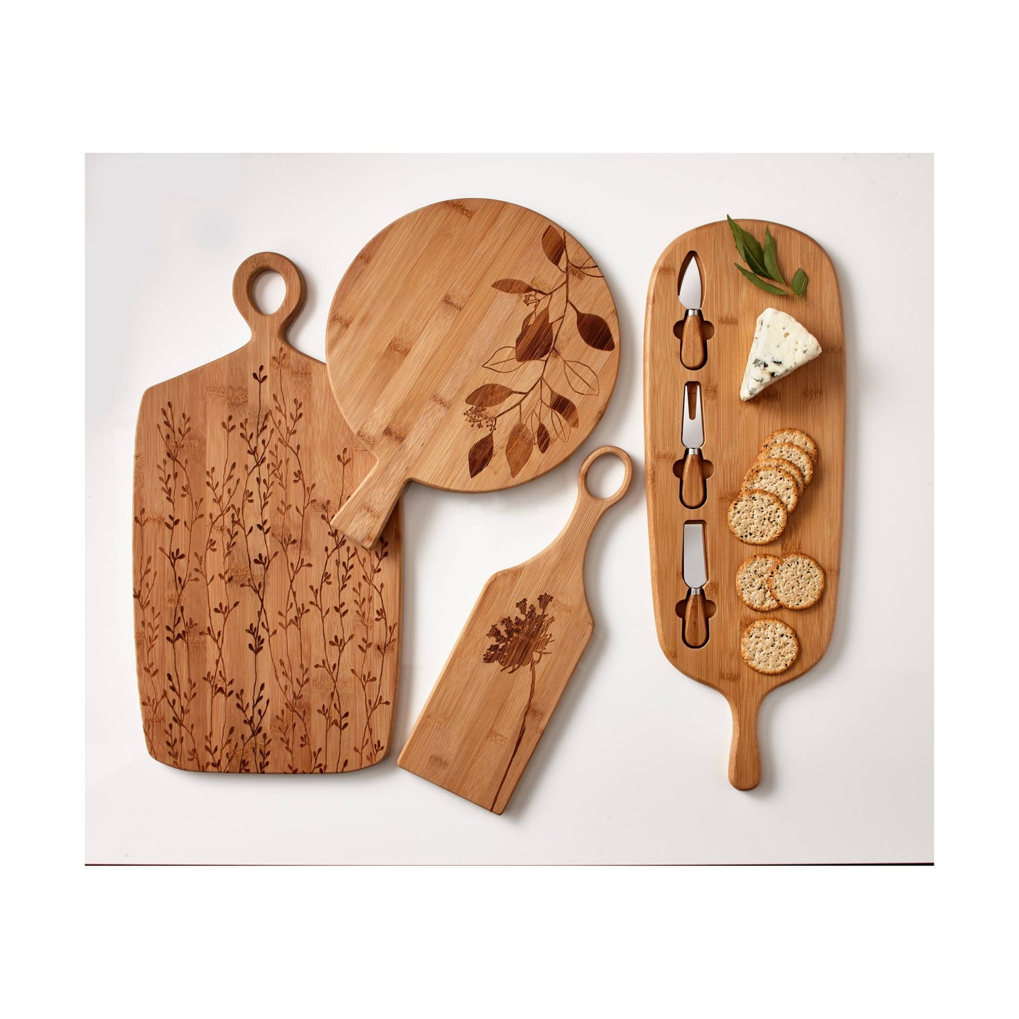 SALE Cheeseboard and Utensils Set - Natural
