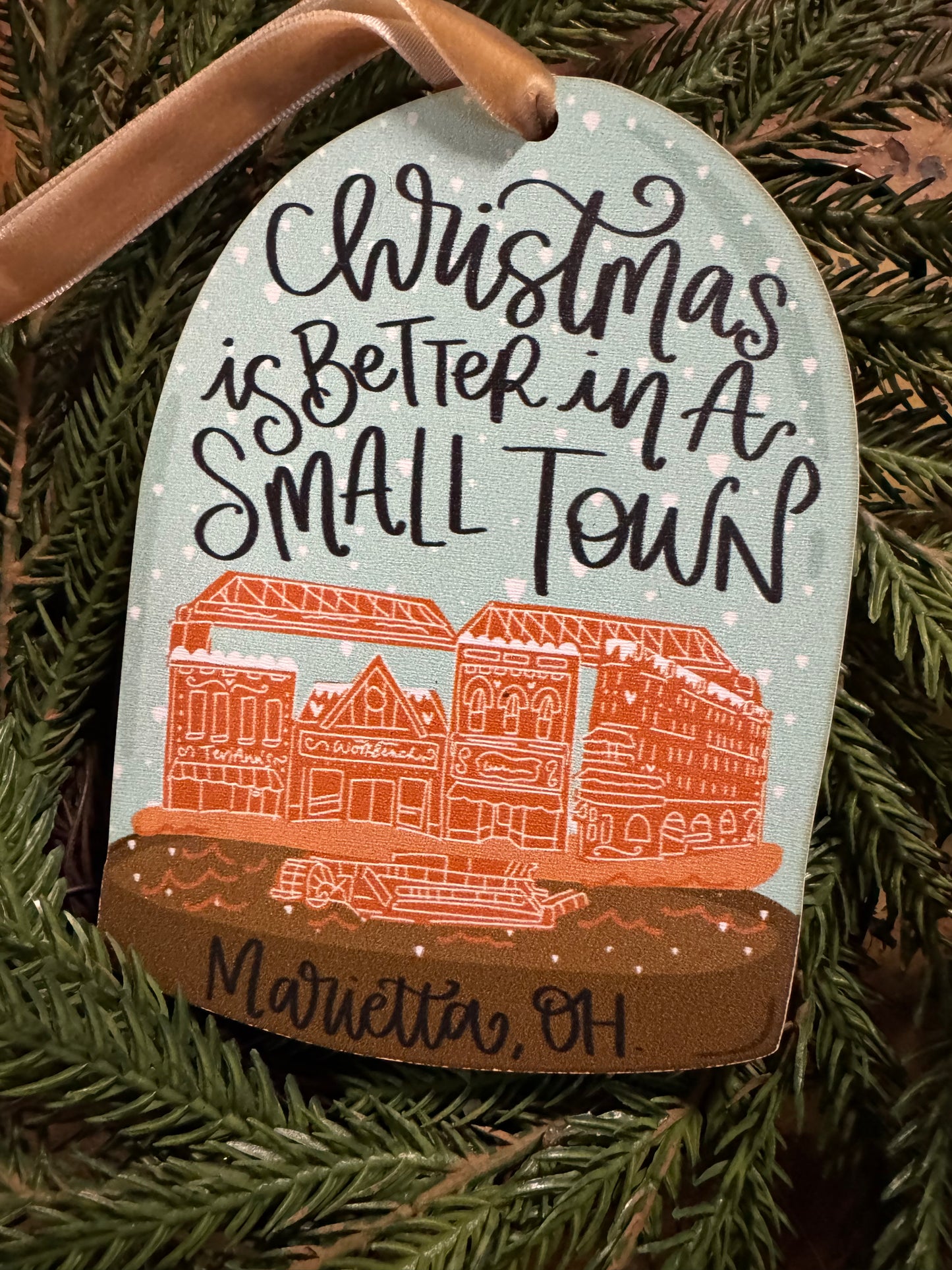Christmas Is Better In Marietta Ornament