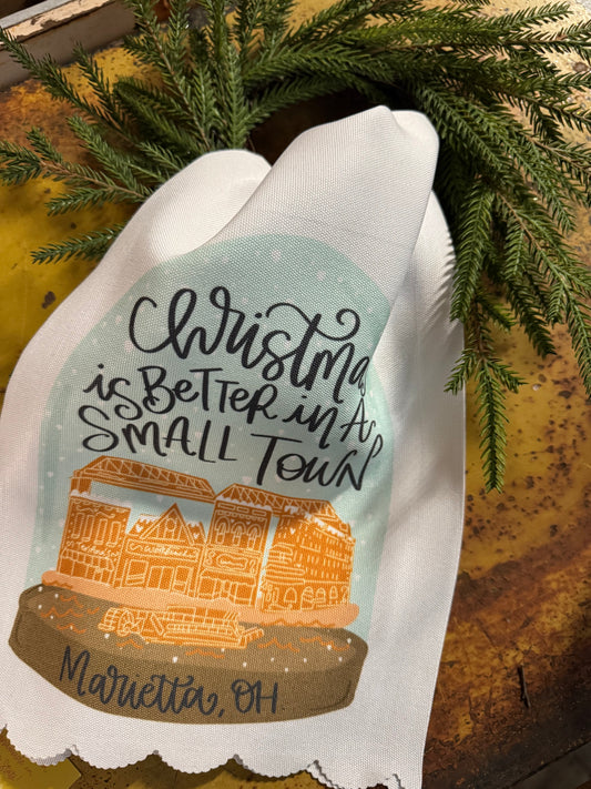 Christmas Is Better In Marietta Towel